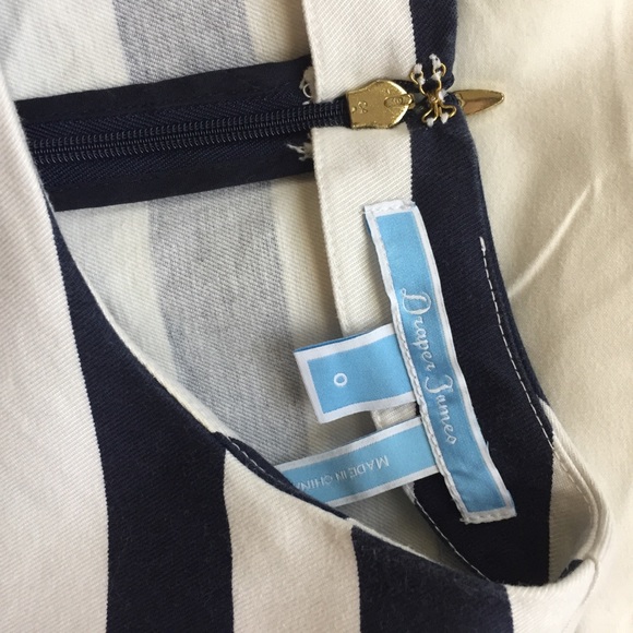 *SOLD* Draper James Stripe Shift Mini Dress Size 0 - Picture 9 of 14